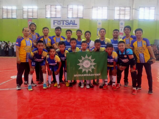 Ikuti Turnamen Futsal Dispora, MTs Muhammadiyah Bantaeng Keluar Sebagai Runner Up