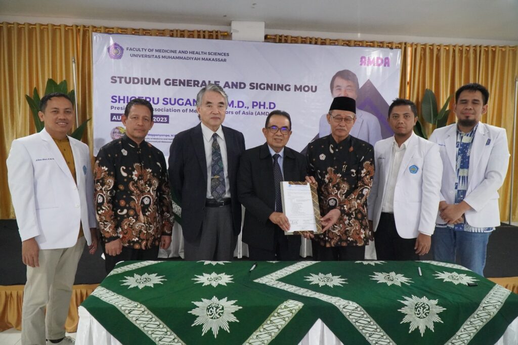 Unismuh Makassar Teken MoU dengan Association of Medical Doctors of Asia