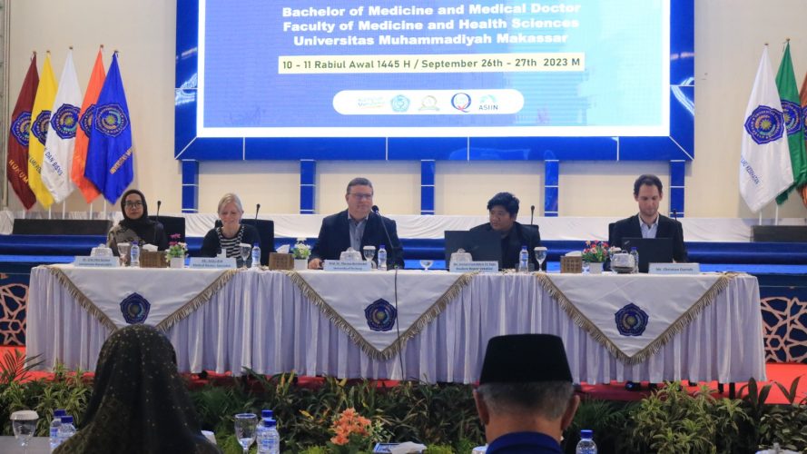 Tim Asesor Lembaga Akreditasi Internasional ASIIN Lakukan Asesmen Lapangan di Kedokteran Unismuh Makassar