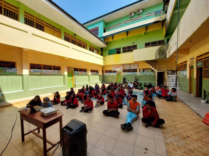 Jelang Sumpah Pemuda, Siswa Muhammadiyah di Cabang Bontoala Gelar Nobar Film Penguat Nasionalisme