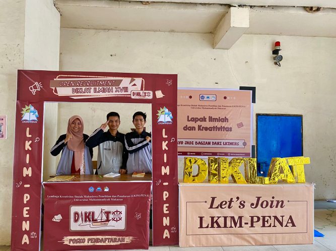 UKM LKIM Pena Unismuh Makassar Membuka Pendaftaran Anggota Baru