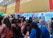 Hari Terakhir Pameran Pendidikan LLDIKTI IX, Stand Unismuh Makassar Bagi Suvernir dan Undi Hadiah Utama