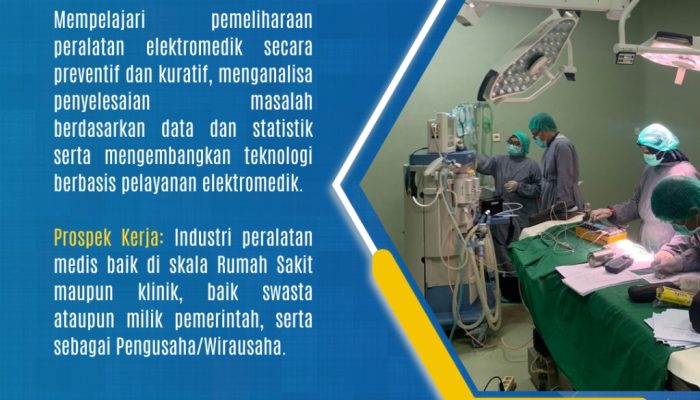 “Jurusan Anti Nganggur”, Rekayasa Elektro Medis PoltekMu