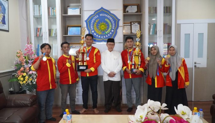 Rektor Unismuh Makassar Apresiasi Prestasi Mahasiswa