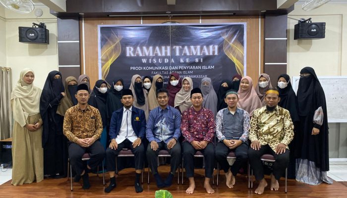 Jelang Wisuda ke-81, 36 Alumni Prodi KPI FAI Unismuh Ikuti Ramah Tamah