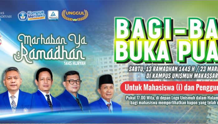 Ingat, Besok Ada Ribuan Takjil Gratis di Unismuh Makassar