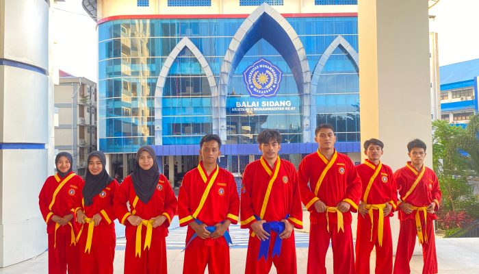 Delapan Atlet Pencak Silat Unismuh Makassar Dilepas Menuju Kejuaraan Nasional Pencak Silat Pasuruan