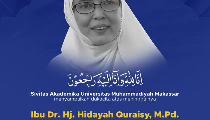 Unismuh Makassar dan Aisyiyah Berduka, Hidayah Quraisy Tutup Usia