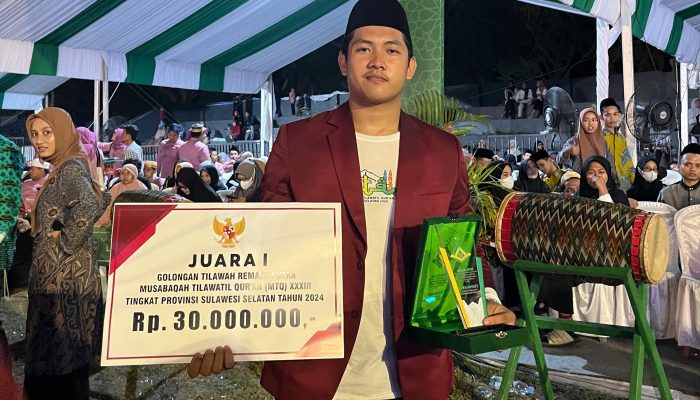 Selamat, Mahasiswa Ma’had Al-Birr Unismuh Makassar Raih Juara 1 Tilawah Remaja pada MTQ Tingkat Provinsi Sulsel