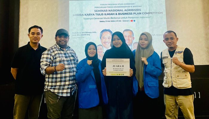 Mahasiswa Agribisnis Unismuh Makassar Raih Juara Kedua Lomba Business Plan Nasional