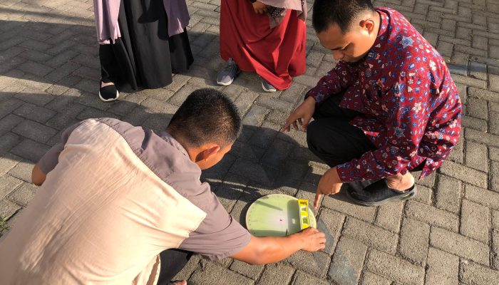 Fenomena Langka Rashdul Kiblat, Unismuh Makassar Manfaatkan untuk Gelar Workhop dan Cek Arah Kiblat