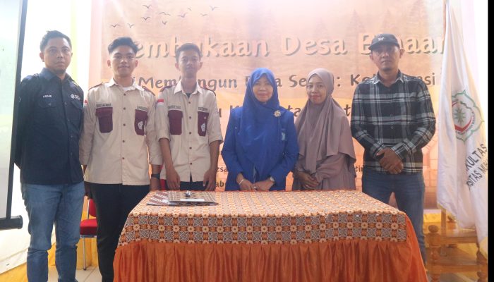 Rintis Program Desa Binaan, BEM FK Unismuh Teken MoU dengan Pemerintah Desa Desa Mangeloreng Maros