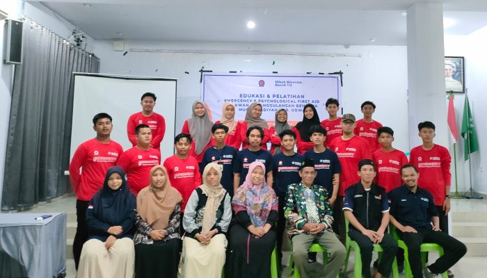 Perkuat Kapasitas Relawan Muhammadiyah, Dosen Unismuh Gelar Pelatihan Emergency and Psychological First Aid