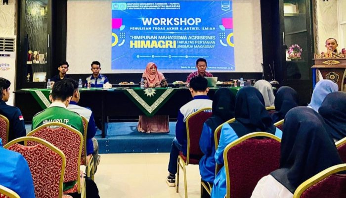 Prodi Agribisnis dan Himagri Faperta Unismuh Makassar Kolaborasi Gelar Workshop Tugas Akhir dan Artikel Ilmiah Untuk Mahasiswa