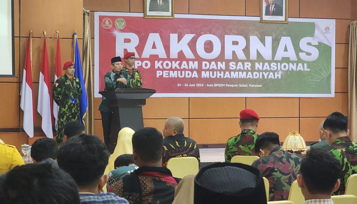 Ketua PP Muhammadiyah Buka Rakornas KOKAM dan SAR Nasional Pemuda Muhammadiyah di Makassar