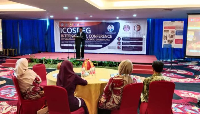 Buka ICOSDEG 2024 FISIP Unismuh, Rektor Kolaborasi Kunci Hadapi Tantangan Global