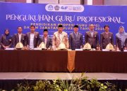 Pengukuhan 441 Guru Profesional, Dekan FKIP Unismuh Usulkan Pemerintah Programkan Beasiswa Sepaket S1 Keguruan dan PPG