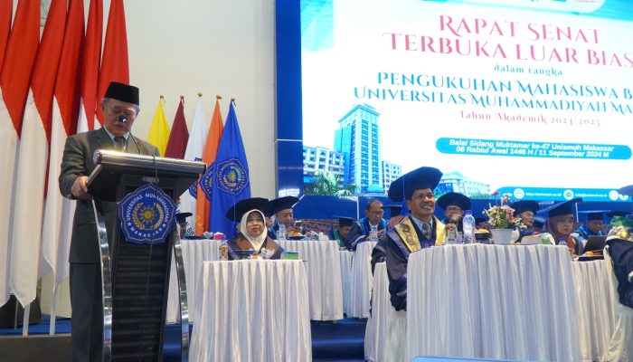 Ketua Muhammadiyah Sulsel Ajak Mahasiswa Baru Unismuh Jaga Komitmen dan Reputasi Kampus