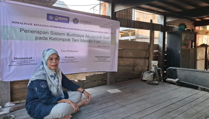 Tim Dosen Unismuh Makassar Gandeng Petani Sidrap Tingkatkan Produksi Ikan dengan Teknologi Bioflok