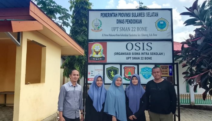 Diantara 22 Guru di SMAN 22 Tana Batua Bone Ada 5 Orang Alumni FKIP Unismuh Makassar 