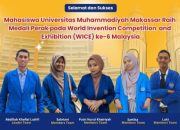 Unismuh Makassar Berkibar di Panggung Internasional: Mahasiswa Sabet Medali Perak di WICE 2024