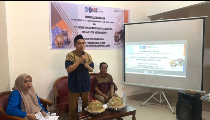 Seminar dan Pelatihan Mahasiswa PPG Unismuh Makassar Dorong Pengelolaan Sampah Inovatif