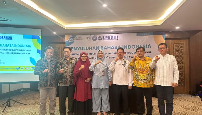 Balai Bahasa Sulsel dan Unismuh Gelar Penyuluhan Bahasa Indonesia untuk PTMA se-Sulsel