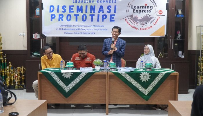 Kolaborasi dengan Politeknik Singapura, Unismuh Gelar Diseminasi Learning Express