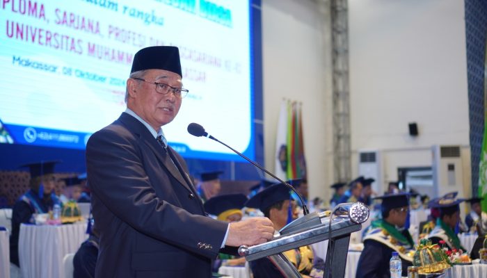 Ambo Asse Tekankan Alumni Unismuh Makassar Amalkan Kejujuran di Dunia Kerja