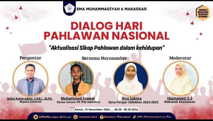 SMAMSix Peringati Hari Pahlawan dengan Dialog Pelajar