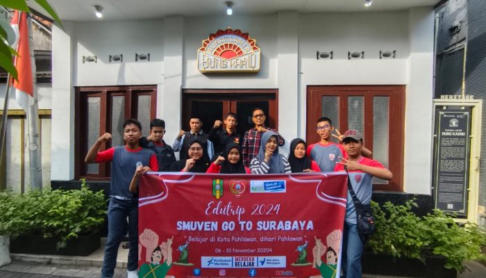 IPM SMA Muhammadiyah 7 Makassar Peringati Hari Pahlawan di Surabaya