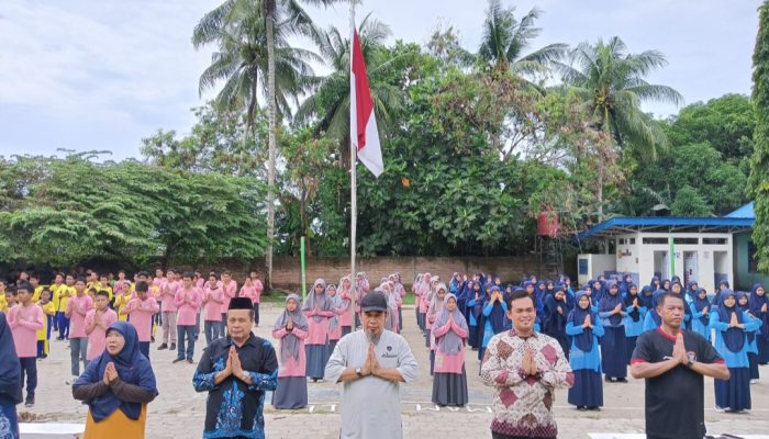 Ponpes Darul Arqam Muhammadiyah Punnia Gelar Senam dan Sarapan Aksi Bergizi Sehat Berkemajuan