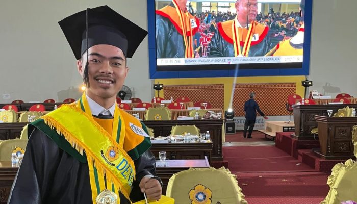 Akib Aliruddin, Sekretaris PDM Termuda di Indonesia Raih Predikat Cumlaude Wisuda Unsri