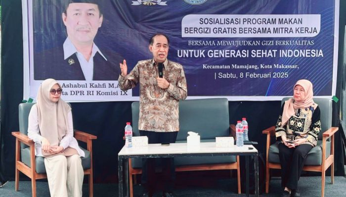 Anggota DPR RI Ashabul Kahfi Gelar Sosialisasi Program Makan Bergizi Gratis di Makassar