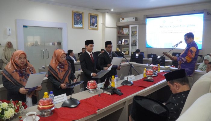 Empat Pejabat Struktural Unismuh Makassar Dilantik, Rektor: Berikan Pelayanan Terbaik