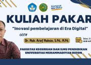 Kuliah Pakar di UM Buton, Ketua LP3M Unismuh Bahas Strategi Publikasi Ilmiah dan Riset Berbasis Problem Solving