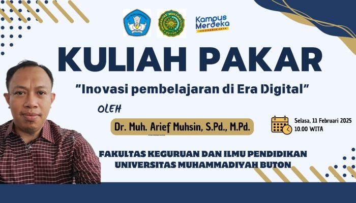 Kuliah Pakar di UM Buton, Ketua LP3M Unismuh Bahas Strategi Publikasi Ilmiah dan Riset Berbasis Problem Solving