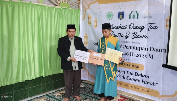 Juara Nasional Tahfidz Qur’an Muh Akram Daftar di MBS Awwalul Islam