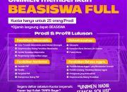 UNIMEN Siapkan Beasiswa Penuh untuk 100 Calon Mahasiswa, Simak Program Studinya