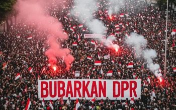 Suasana demonstrasi