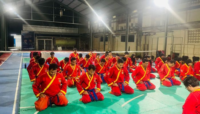 Latihan Rutin Tapak Suci Unismuh Makassar, Merawat Disiplin dan Spirit Ke-Muhammadiyahan