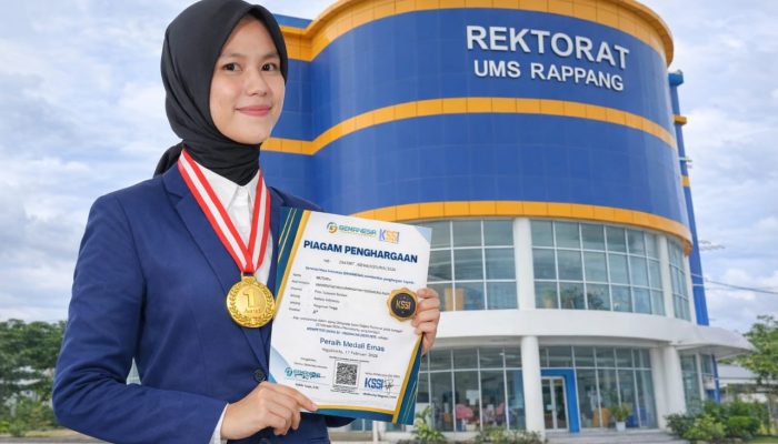Mahasiswi PPG UMS Rappang Raih Dua Medali Emas Olimpiade Nasional 2026