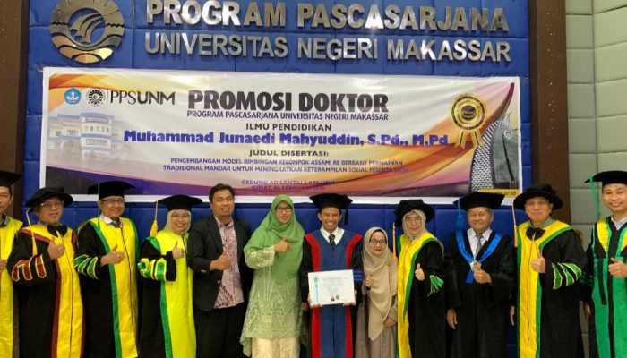 Kaprodi BK UNIMEN, Muhammad Junaedi Mahyuddin Resmi Sandang Gelar Doktor