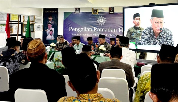 Pengajian Ramadan PWM Sulsel Ditutup, Prof Ambo Asse Ajak Kader Jaga Tauhid dan Bangun Amal Usaha Unggul