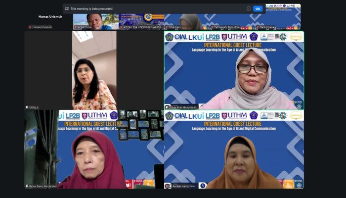 Unismuh Makassar dan UTHM Bahas Transformasi Pembelajaran Bahasa di Era Kecerdasan Buatan