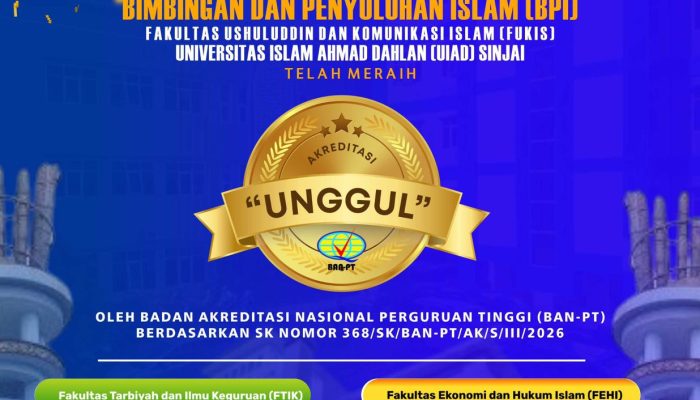 Prodi BPI UIAD Sinjai Raih Akreditasi “Unggul” dari BAN-PT