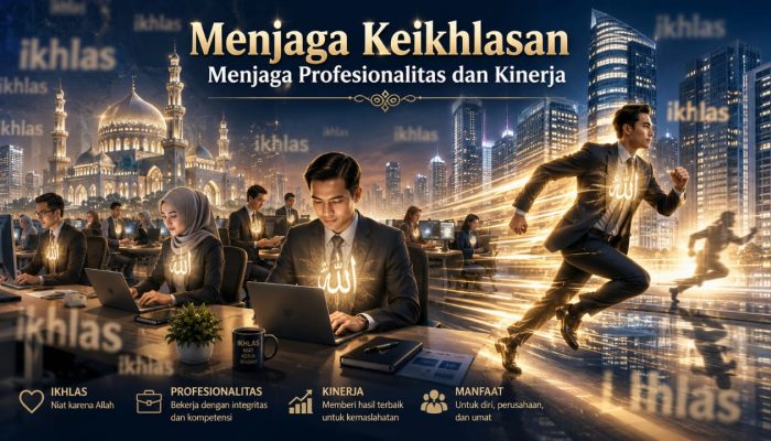 Menjaga Keikhlasan Menjaga Profesionalitas dan Kinerja