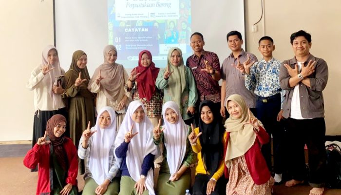 Dorong Budaya Baca, PC IMM Pinrang Gandeng Perpustakaan Daerah Gelar PUSRENG