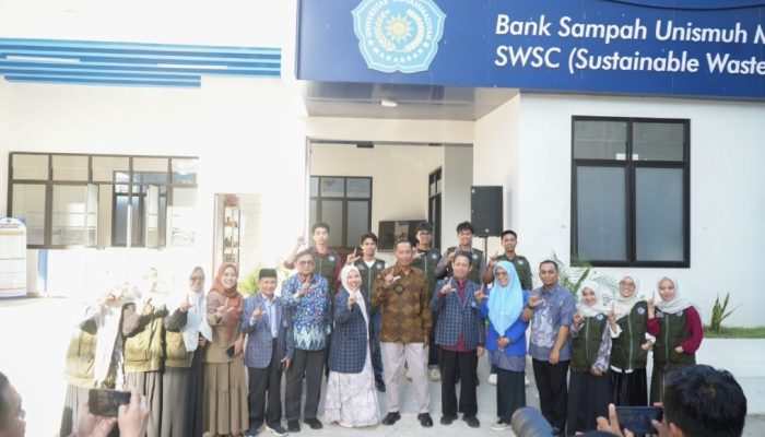 Wamendiktisaintek Kunjungi Bank Sampah SWSC Unismuh, Dorong Kampus Jadi Pusat Solusi Lingkungan