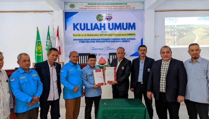 ITSBM Selayar dan Pascasarjana UNIBOS Teken MoU, Perkuat Pendidikan, Riset, dan Pengabdian